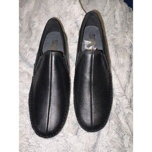 NEW SAS Dream - Comfort Slip-On Loafer Stitched Black Leather Women’s Size 6.5